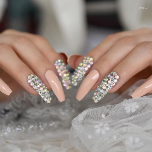 luxurious lady 3d coffin nail rhinestones pre-designed salon long artificial tips wedding customized full fake nails1, Red;gold
luxurious lady 3d coffin nail rhinestones pre-designed salon long artificial tips wedding customized full fake nails1, Red;gold