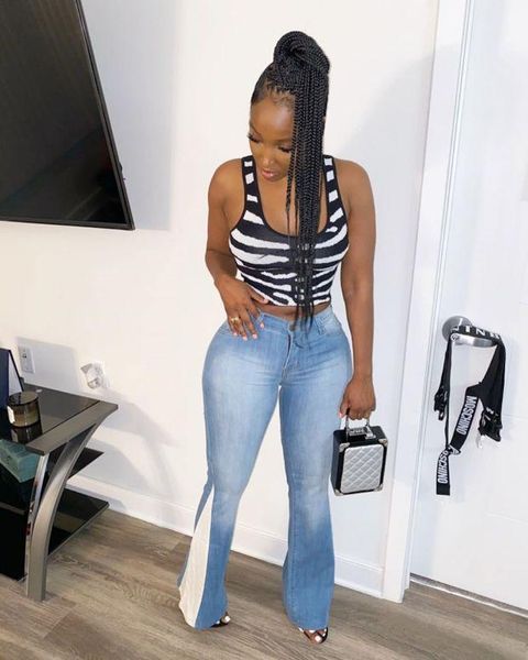 women's jeans 2021 winter denim pants women retro solid color pockets ripped pencil skinny casual high waist trousers, Blue
women's jeans 2021 winter denim pants women retro solid color pockets ripped pencil skinny casual high waist trousers, Blue