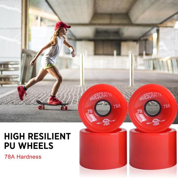 skateboarding 4pcs 70 x 51mm skateboard wheels set 78a pu cushion wheel for long board replacement
skateboarding 4pcs 70 x 51mm skateboard wheels set 78a pu cushion wheel for long board replacement
