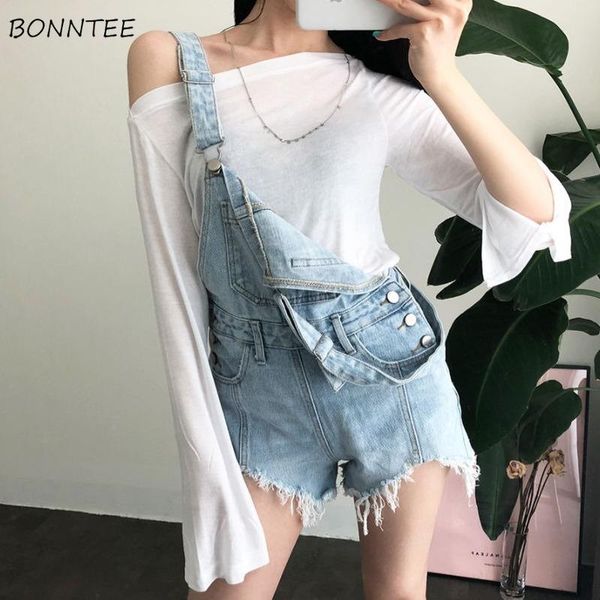 women's jumpsuits & rompers playsuits women button frayed irregular hem summer korean style slim chic ulzzang female overalls trendy al, Black;white
women's jumpsuits & rompers playsuits women button frayed irregular hem summer korean style slim chic ulzzang female overalls trendy al, Black;white