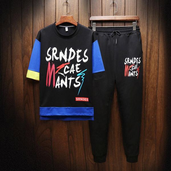 men's tracksuits men summer sets t-shirts+sweatpants 2 pieces fashion hip hop casual sweatsuits jogger size 3xl, Gray
men's tracksuits men summer sets t-shirts+sweatpants 2 pieces fashion hip hop casual sweatsuits jogger size 3xl, Gray