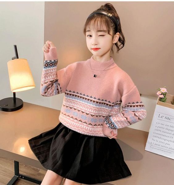 pullover kids knit sweaters for girls fall winter thick warm christmas pullovers kid all-match knitwear o neck coats, Blue
pullover kids knit sweaters for girls fall winter thick warm christmas pullovers kid all-match knitwear o neck coats, Blue