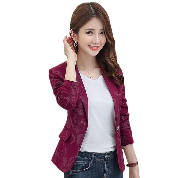 women's suits & blazers 2021 autumn korean slim retro printing small suit jacket female office lady single breasted blazer casual women, White;black
women's suits & blazers 2021 autumn korean slim retro printing small suit jacket female office lady single breasted blazer casual women, White;black