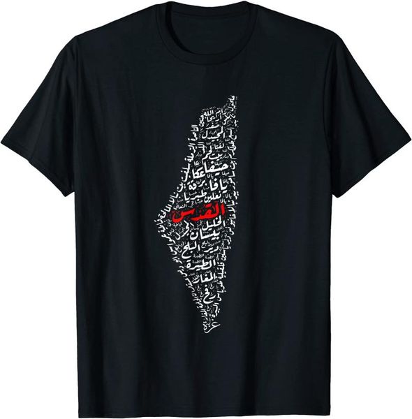 men's t-shirts palestinian map with cities villages calligraphy palestine t-shirt casual vintage p cool tees streetwear, White;black
men's t-shirts palestinian map with cities villages calligraphy palestine t-shirt casual vintage p cool tees streetwear, White;black