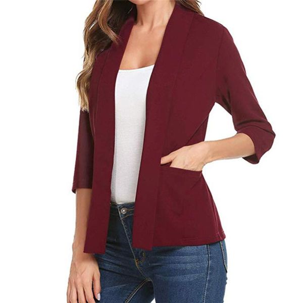 women's suits & blazers women mini suit casual 3/4 sleeve open front work office blazer jacket cardigan femme chaqueta femenina ol blaz, White;black
women's suits & blazers women mini suit casual 3/4 sleeve open front work office blazer jacket cardigan femme chaqueta femenina ol blaz, White;black