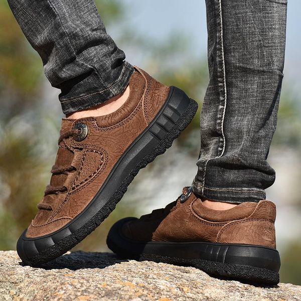 boots retro style spring autumn men ankle lace up genuine leather shoes super quality non-slip outdoor, Black
boots retro style spring autumn men ankle lace up genuine leather shoes super quality non-slip outdoor, Black