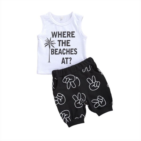 summer casual baby boys clothes sets 0 3y letter printed sleeveless pullover vest shorts, White
summer casual baby boys clothes sets 0 3y letter printed sleeveless pullover vest shorts, White