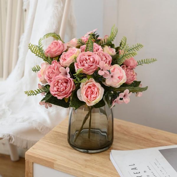 decorative flowers & wreaths silk peony bouquet bluk outdoor home wedding decoration christmas garland fake plants ferns bride diy gift arti
decorative flowers & wreaths silk peony bouquet bluk outdoor home wedding decoration christmas garland fake plants ferns bride diy gift arti