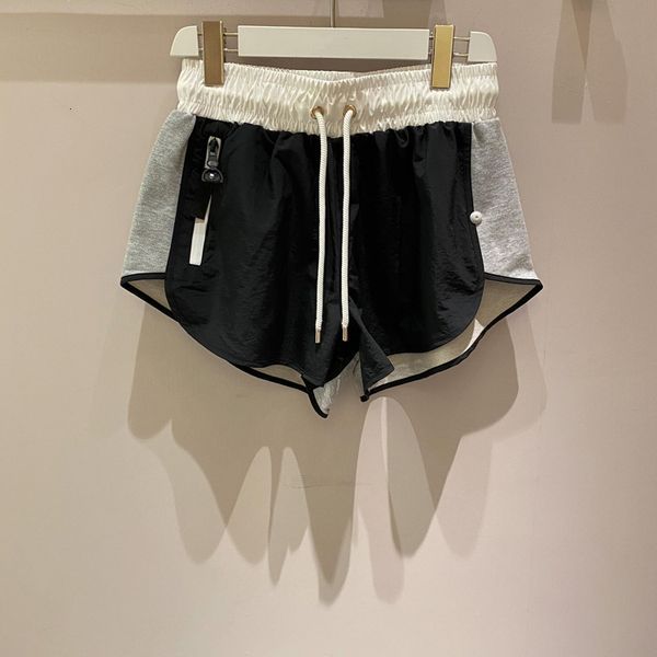 short 2021 autumn and winter stitching all-match color embroidered sports pants casual shorts women ai9m, White;black
short 2021 autumn and winter stitching all-match color embroidered sports pants casual shorts women ai9m, White;black