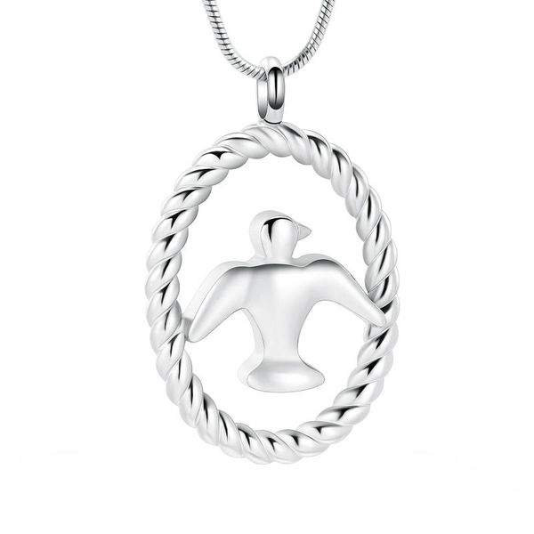 pendant necklaces dove cremation jewelry memorial urn necklace for ashes stainless steel pigeon oval keepsake holder, Silver
pendant necklaces dove cremation jewelry memorial urn necklace for ashes stainless steel pigeon oval keepsake holder, Silver