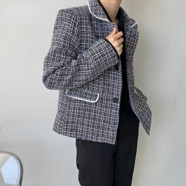men's clothing korean style slim fit short suit coat 2021 new single breasted grey blazer for male notched long sleeve, White;black
men's clothing korean style slim fit short suit coat 2021 new single breasted grey blazer for male notched long sleeve, White;black