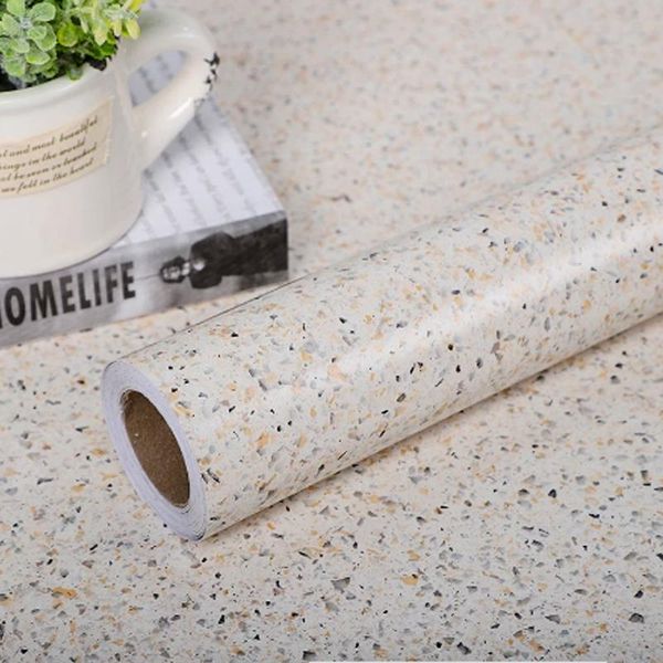 home improvement terrazzo waterproof wallpaper oil proof pvc self adhesive contact paper for bathroom kitchen counterwallpapers
home improvement terrazzo waterproof wallpaper oil proof pvc self adhesive contact paper for bathroom kitchen counterwallpapers