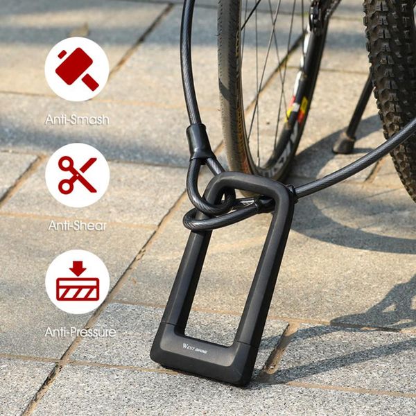 bike locks west biking bicycle u lock with 2 keys anti-theft security cycling zinc alloy strong padlock for motorcycle
bike locks west biking bicycle u lock with 2 keys anti-theft security cycling zinc alloy strong padlock for motorcycle