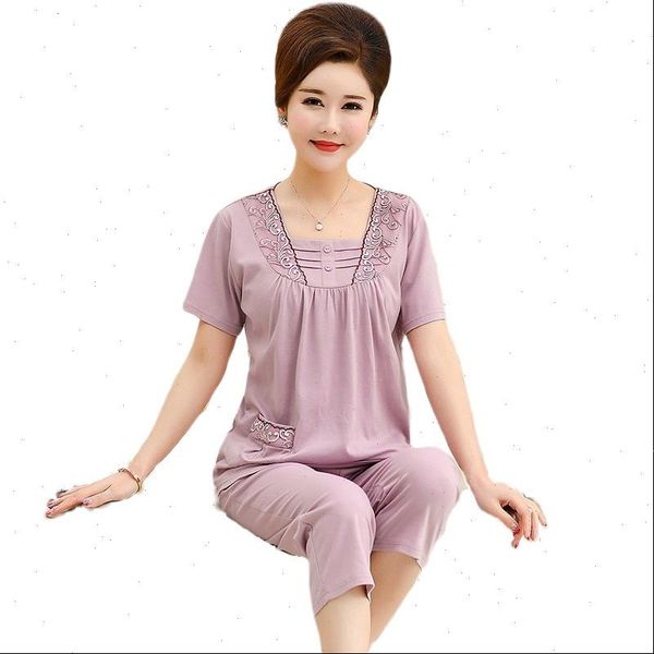 loungewear summer home shorts elegant womens sleepwears lace applique collar plus size sleepwear lavender color pajama woman, Black;red
loungewear summer home shorts elegant womens sleepwears lace applique collar plus size sleepwear lavender color pajama woman, Black;red