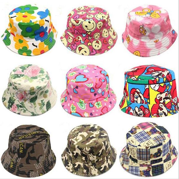 cloches 36 models children's bucket hats fashion print summer sun hat colorful patch flat caps, Blue;gray
cloches 36 models children's bucket hats fashion print summer sun hat colorful patch flat caps, Blue;gray