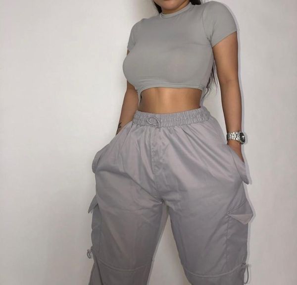 women's tanks & camis kgfigu summer women short sleeve cropped t shirts cotton bodycon o neck sporty good streachy, White
women's tanks & camis kgfigu summer women short sleeve cropped t shirts cotton bodycon o neck sporty good streachy, White