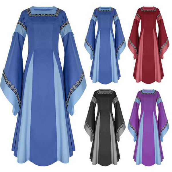 casual dresses women's dress 19th century european costumes woman medieval vestido women vintage victorian gothic princess royal court, Black;gray
casual dresses women's dress 19th century european costumes woman medieval vestido women vintage victorian gothic princess royal court, Black;gray