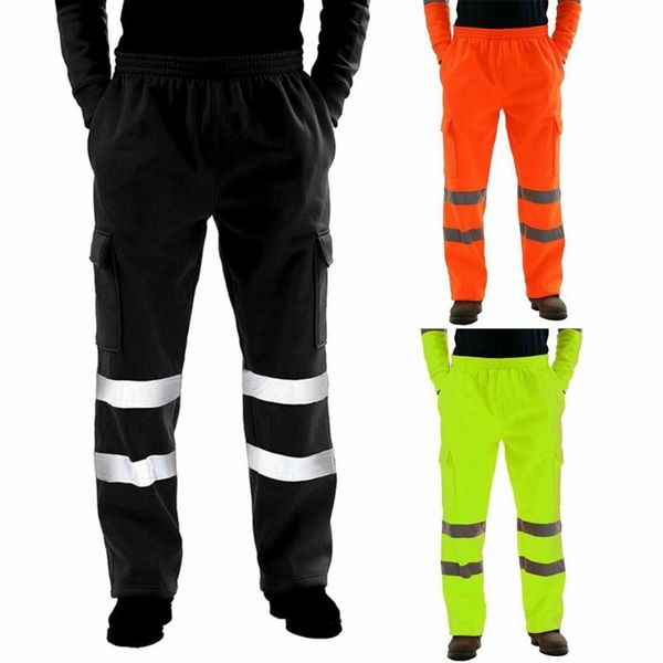 fashion men's sweatpants high visibility reflective work pants lightweight summer autumn breathable cargo trousers, Black
fashion men's sweatpants high visibility reflective work pants lightweight summer autumn breathable cargo trousers, Black