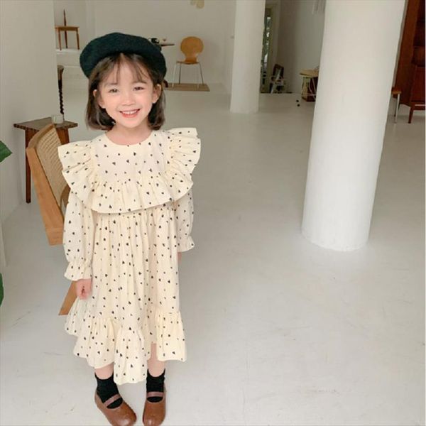 atumn arrival girls girl dresses long sleeve heart kids koreand design for, Red;yellow
atumn arrival girls girl dresses long sleeve heart kids koreand design for, Red;yellow