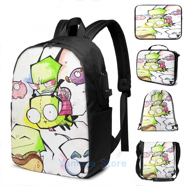 backpack funny graphic print zim usb charge men school bags women bag travel laptop
backpack funny graphic print zim usb charge men school bags women bag travel laptop