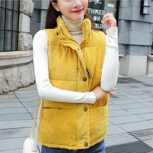 women's vests autumn and winter cotton vest large size thick youth short coat loose, Black;white
women's vests autumn and winter cotton vest large size thick youth short coat loose, Black;white