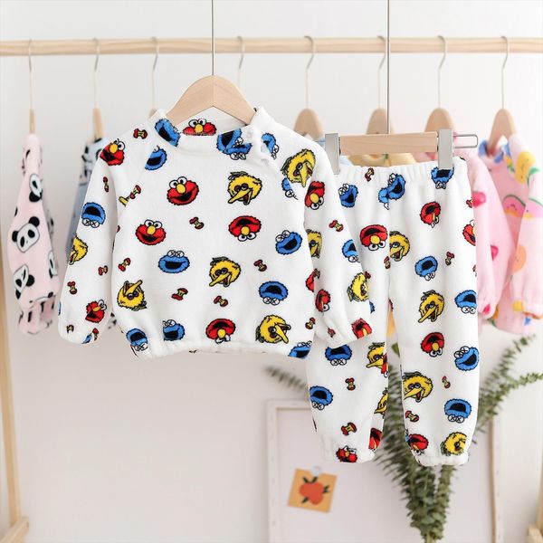 baby boys and girls cartoon 2pcs 10 colors thickened warm comfortable home suit kids fashion 2 pieces sets, White
baby boys and girls cartoon 2pcs 10 colors thickened warm comfortable home suit kids fashion 2 pieces sets, White