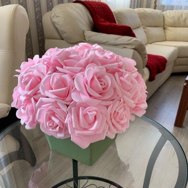 decorative flowers & wreaths 10pcs/set 8cm artificial pe foam rose bride bouquet home wedding decor scrapbooking diy supplies
decorative flowers & wreaths 10pcs/set 8cm artificial pe foam rose bride bouquet home wedding decor scrapbooking diy supplies