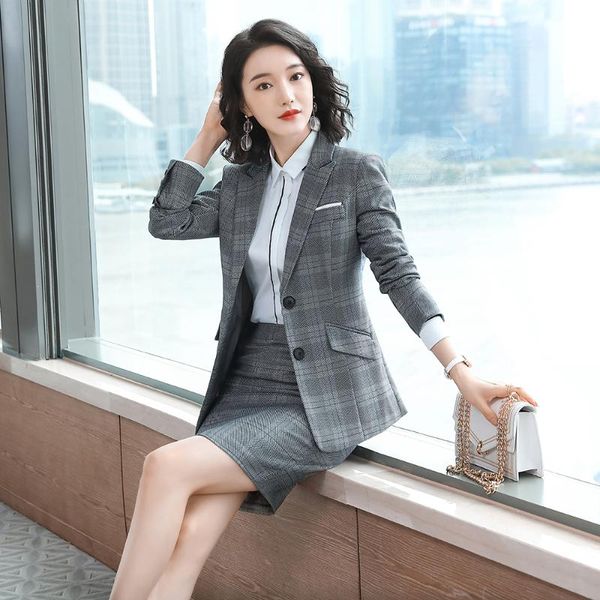 autumn winter grid single-breasted office ladies women suits dress blazer skirts 2 pieces sets plus size s-4xl clothes two piece, White
autumn winter grid single-breasted office ladies women suits dress blazer skirts 2 pieces sets plus size s-4xl clothes two piece, White