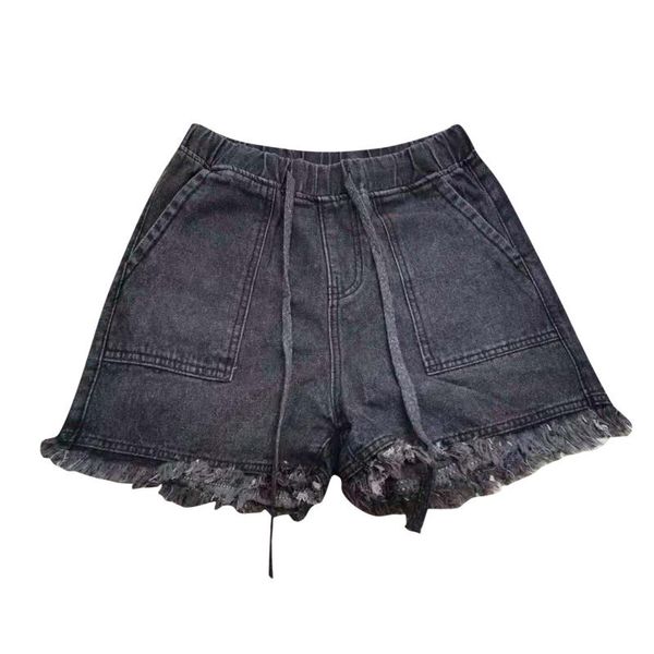 women's shorts women chic fashion pockets tassel frayed hem ripped denim vintage high waist female drawstring short jeans mujer g3, White;black
women's shorts women chic fashion pockets tassel frayed hem ripped denim vintage high waist female drawstring short jeans mujer g3, White;black