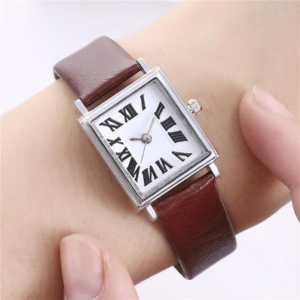 wristwatches luxury simple design rectangle dial women casual watch ladies dress quartz wristwatch female leather clock hours drop, Slivery;brown
wristwatches luxury simple design rectangle dial women casual watch ladies dress quartz wristwatch female leather clock hours drop, Slivery;brown