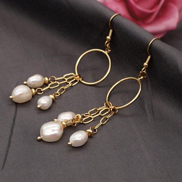 natural freshwater baroque pearl drop earrings multilayer long tassels jewelry for women gift dangle & chandelier, Silver
natural freshwater baroque pearl drop earrings multilayer long tassels jewelry for women gift dangle & chandelier, Silver