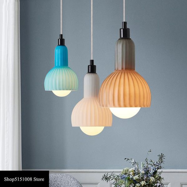 pendant lamps modern stained glass led light colorful kitchen hanging lamp luminaire hanglamp for dining room home decor fixtures
pendant lamps modern stained glass led light colorful kitchen hanging lamp luminaire hanglamp for dining room home decor fixtures