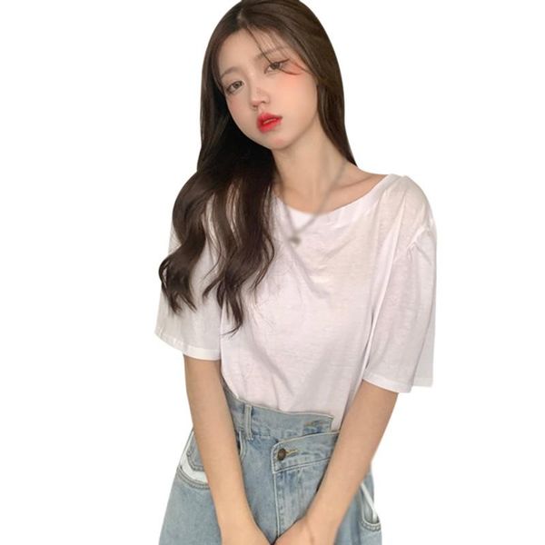 women's t-shirt efinny 2021 summer t-shirts korean fashion backless bow short-sleeved white black
women's t-shirt efinny 2021 summer t-shirts korean fashion backless bow short-sleeved white black