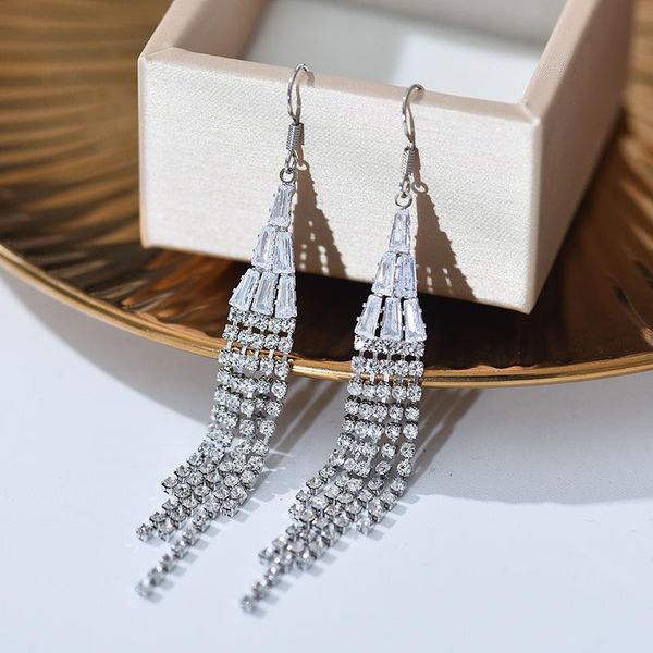fringed butterfly combined with gold earrings super flashing long flower shaped ladies rhinestone dangle & chandelier, Silver
fringed butterfly combined with gold earrings super flashing long flower shaped ladies rhinestone dangle & chandelier, Silver