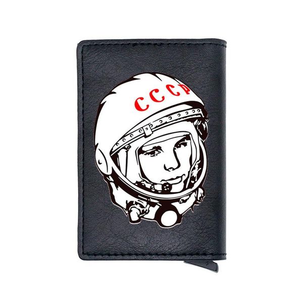 card holders retro soviet astronaut gagarin rfid holder wallets classic men women black leather small money bag male purses, Brown;gray
card holders retro soviet astronaut gagarin rfid holder wallets classic men women black leather small money bag male purses, Brown;gray