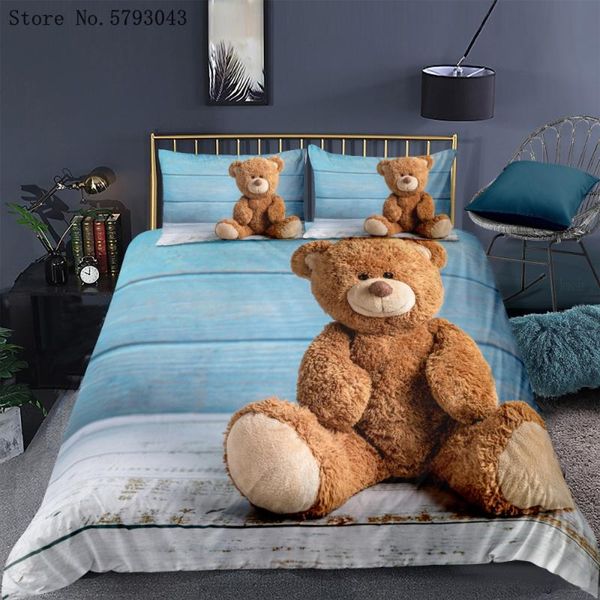 bedding sets 2/3 pieces bear cartoon set 3d print brown toy duvet cover twin king bed quilt home custom
bedding sets 2/3 pieces bear cartoon set 3d print brown toy duvet cover twin king bed quilt home custom