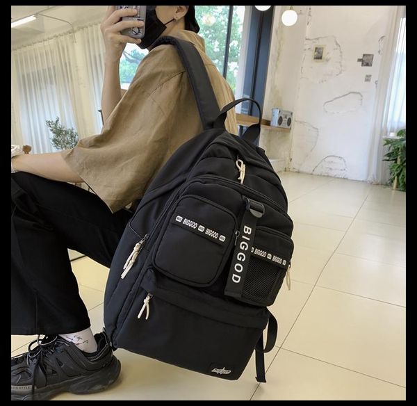 backpack 2150 high school students fashion trendy cool ins college style casual all-match travel bag
backpack 2150 high school students fashion trendy cool ins college style casual all-match travel bag