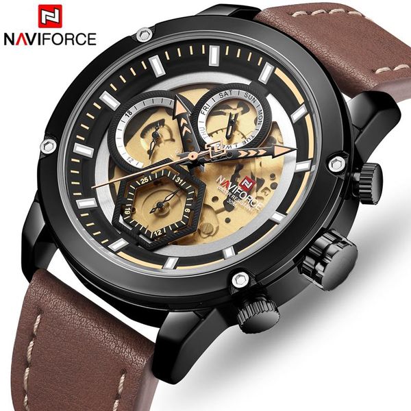 wristwatches naviforce men watches fashion leather business quartz watch mens army military sports waterproof, Slivery;brown
wristwatches naviforce men watches fashion leather business quartz watch mens army military sports waterproof, Slivery;brown
