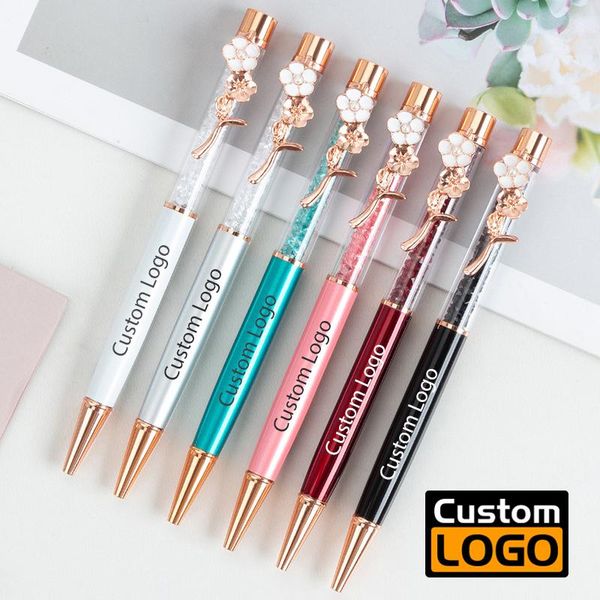 ballpoint pens cute flower clip pen crystal custom advertising logo student metal wholesale holiday gift office supplies, Blue;orange
ballpoint pens cute flower clip pen crystal custom advertising logo student metal wholesale holiday gift office supplies, Blue;orange