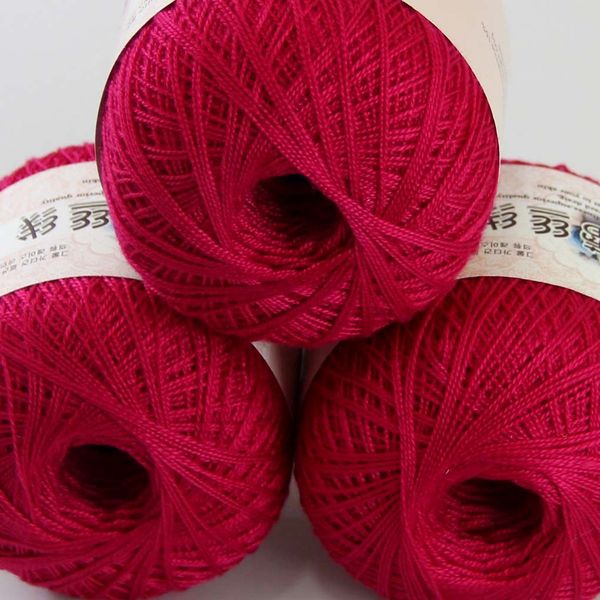 sale 3ballsx50g soft 100% cotton 1-ply or lace yarn crocheted 16117-3 rose red, Black;white
sale 3ballsx50g soft 100% cotton 1-ply or lace yarn crocheted 16117-3 rose red, Black;white