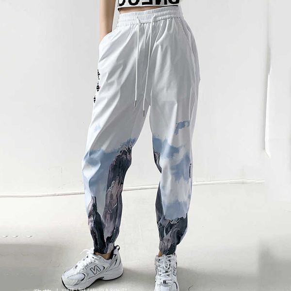 spring printed white cargo pant's streetwear harajuku bf plus size loose straight women casual joggers 210531, Black;white
spring printed white cargo pant's streetwear harajuku bf plus size loose straight women casual joggers 210531, Black;white
