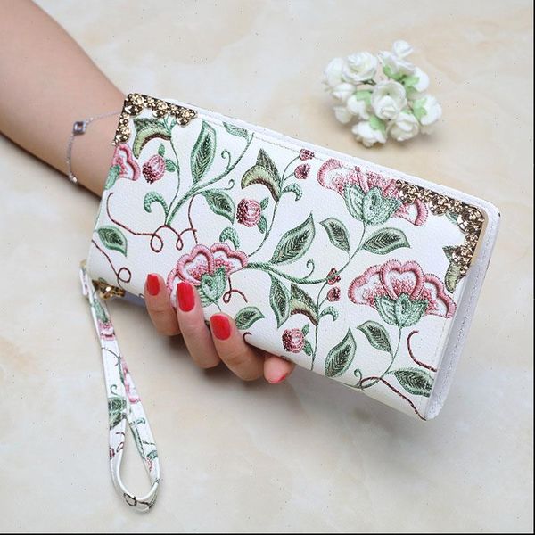 chinese style women wallet long purse printed flower lady clutch bags for card pin money key phone, Red;black
chinese style women wallet long purse printed flower lady clutch bags for card pin money key phone, Red;black