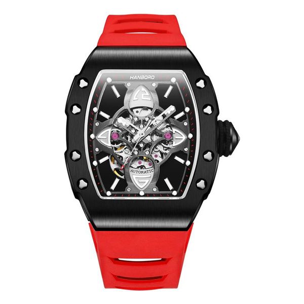 wristwatches 8n24 mov't pvd stainless steel cool men watches hollow dial see through case back automatic mechanical wrist watch male, Slivery;brown
wristwatches 8n24 mov't pvd stainless steel cool men watches hollow dial see through case back automatic mechanical wrist watch male, Slivery;brown
