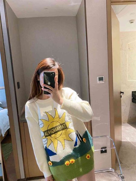 Women's Sweaters Snow juice from the crocheted cartoon sun flower embroidered female sweater around three-dimensional neck crochet UF7P, White;black
Women's Sweaters Snow juice from the crocheted cartoon sun flower embroidered female sweater around three-dimensional neck crochet UF7P, White;black