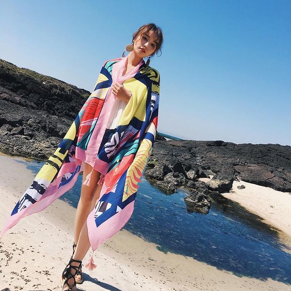 scarves women scarf national style spring summer long silk tourism seaside holiday sunscreen beach towel shawl lady tippet h3038, Blue;gray
scarves women scarf national style spring summer long silk tourism seaside holiday sunscreen beach towel shawl lady tippet h3038, Blue;gray