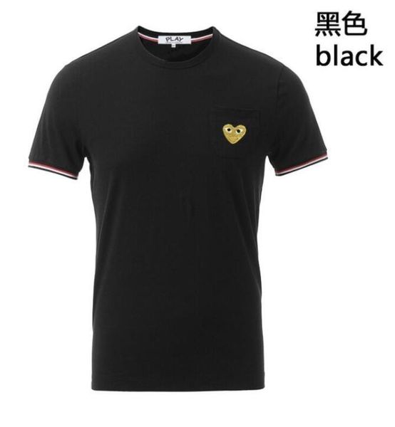 cdg play commes mens designer with heart sport tee shirts des garcons white pablo stripe for summer vetements, White;black
cdg play commes mens designer with heart sport tee shirts des garcons white pablo stripe for summer vetements, White;black