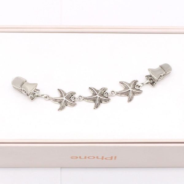 pins, brooches ocean jewelry pin sweater clip star shell fish antique silver color 12.5cm long 1 piece, Gray
pins, brooches ocean jewelry pin sweater clip star shell fish antique silver color 12.5cm long 1 piece, Gray