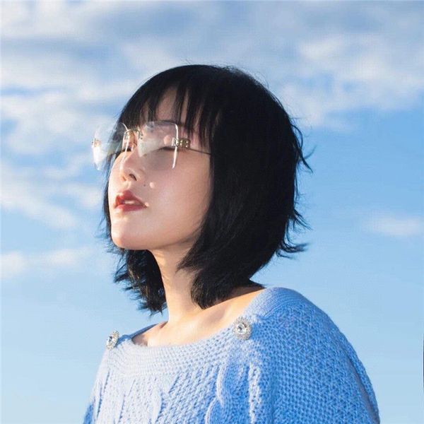 fashion borderless square sunglasses star net red same sunglasses bb0113o, White;black
fashion borderless square sunglasses star net red same sunglasses bb0113o, White;black