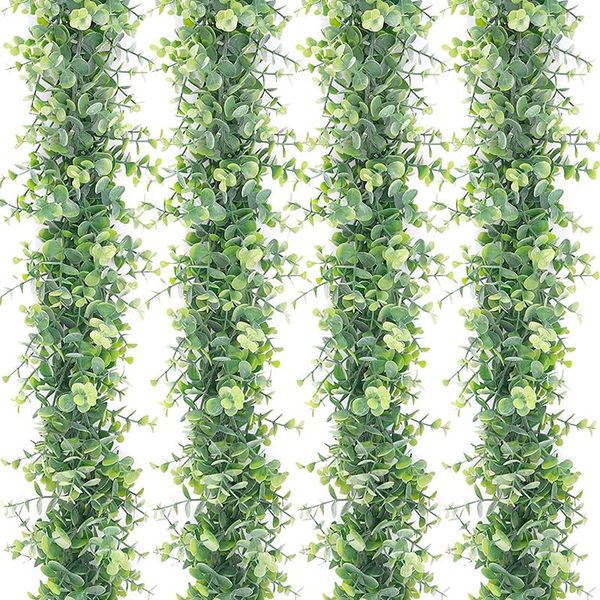 decorative flowers & wreaths 4 pack artificial eucalyptus garland greenery vines faux silver dollar leaves for table doorways
decorative flowers & wreaths 4 pack artificial eucalyptus garland greenery vines faux silver dollar leaves for table doorways