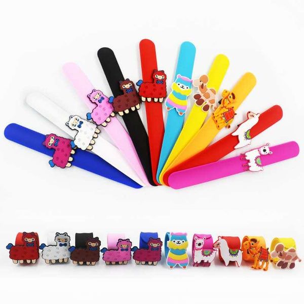 charm bracelets kids wristband cute llama flex slap bracelet gift decoration, Golden;silver
charm bracelets kids wristband cute llama flex slap bracelet gift decoration, Golden;silver